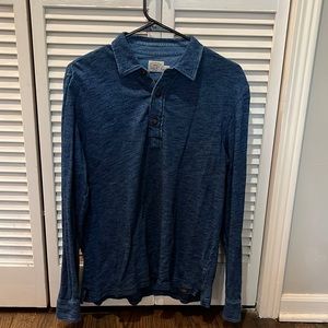 Mens Faherty Long Sleeve Polo